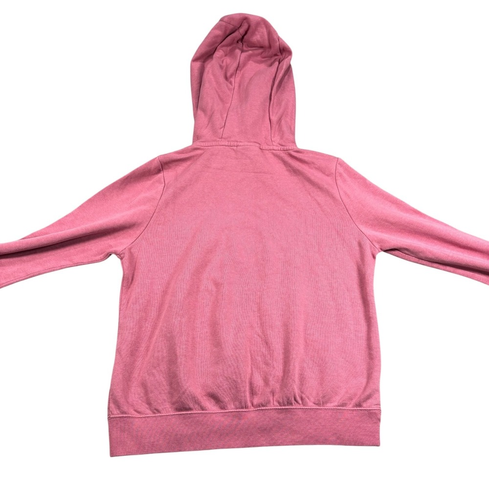 Nike‎ Sportswear Essential Womens Pink Funnel Neck Fleece Pullover Hoodie Size S - Picture 3 of 8
